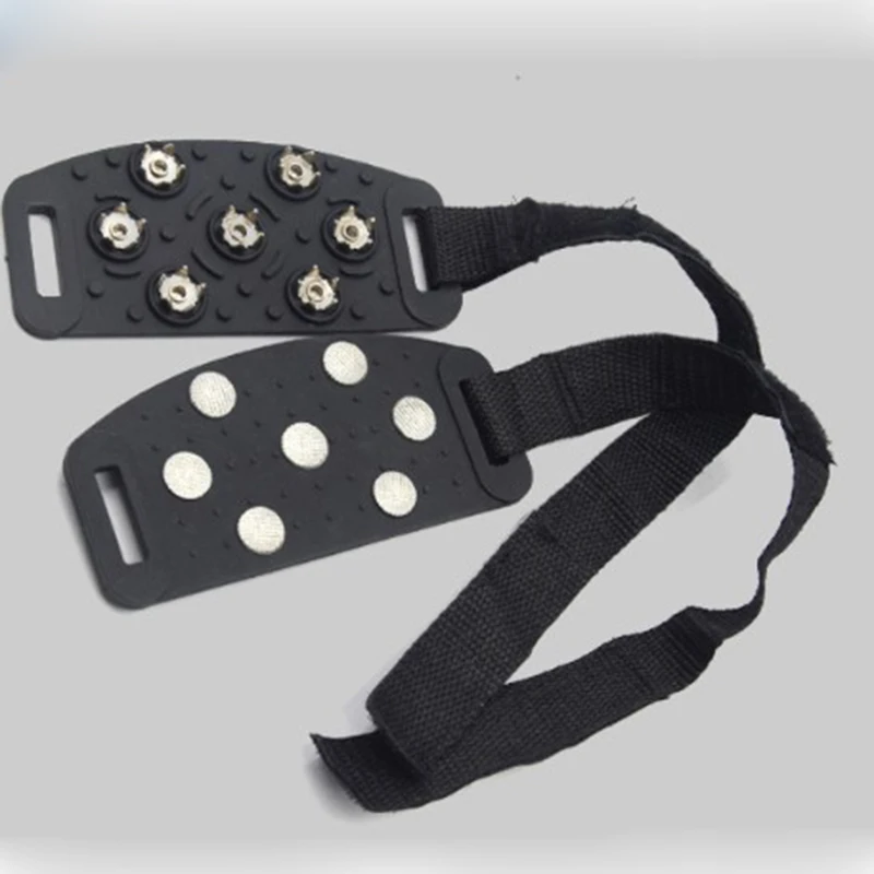 1 пара 7 зуб противоскользящие ледяные захваты Спайк зимние для скалолазания шипы