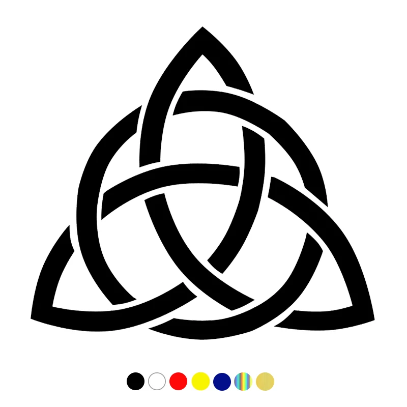

Small Town Autocollant De Voiture En vinyle, étiquette drôle, Symbole Des Celtes De La Triquetra De La Trinity, Taille Au choix,