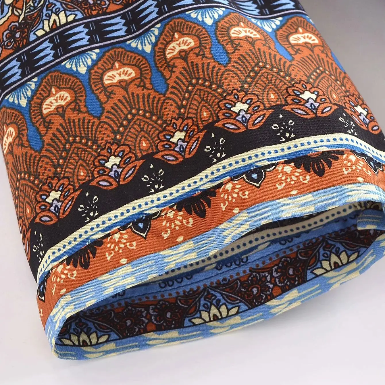 

XNWMNZ New Bohemian printing long dress women maxi long dress floral print retro hippie chic Ethnic style clothing boho dress