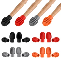 24pc silicone drum stick head sleeve drumstick mute damper silent practice tips