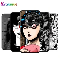 japan horror comics for huawei mate 10 20 20x5g 30 40 40rs nova5i pro lite plus black soft phone case