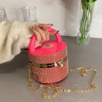 2021 new bags for women diamond fashion shoulder bags luxury party mini jewelry box chain makeup evening womens small handbag
