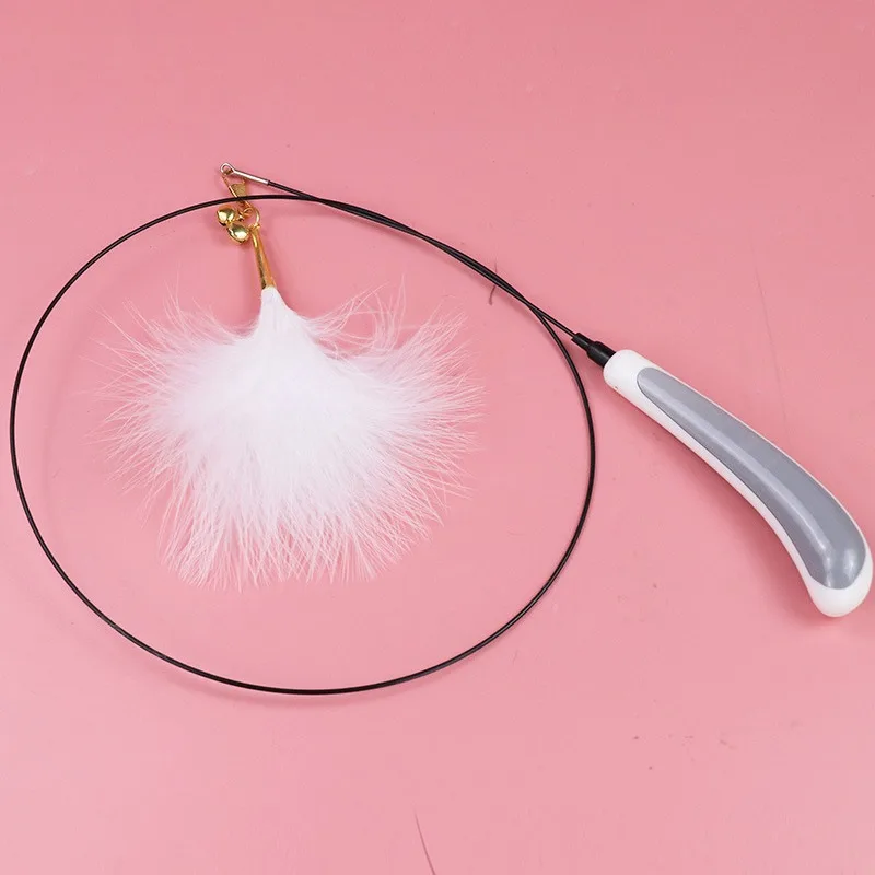 

1 шт., игрушка-тизер для кошек, с колокольчиком