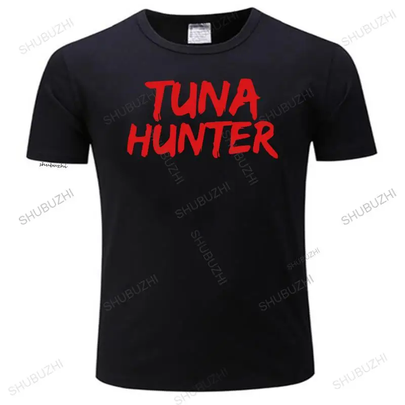 

Hot sale men brand t shirt summer cotton tshirt TUNA HUNTER streetwear fashion t-shirt men cotton tops euro size boys gifts