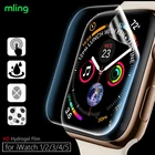 Не стеклянная Защитная пленка с полным покрытием для iWatch 45 SE 7 41 мм 40 мм 44 мм, Защитная пленка для экрана для Apple Watch 6 3 45 мм 42 мм