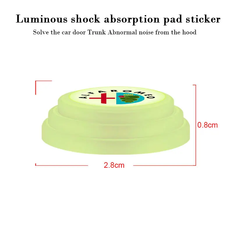 4 шт. силиконовые амортизаторы для дверей автомобиля Alfa Alpha Romeo 159 147 - купить по