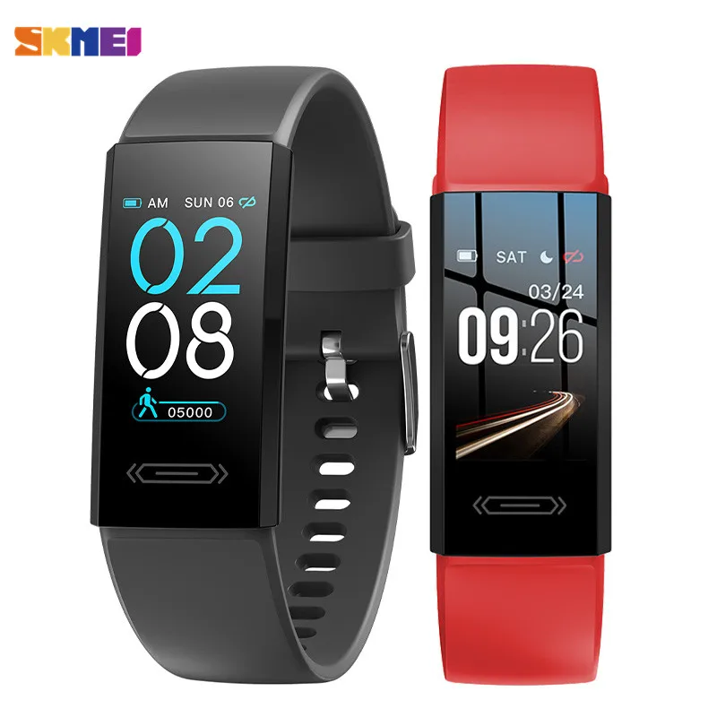 

SKMEI New Temperature Measurement Men's Watches Clock Stopwatch Male Digital Waterproof Wristwatches Relogio Masculino V100S
