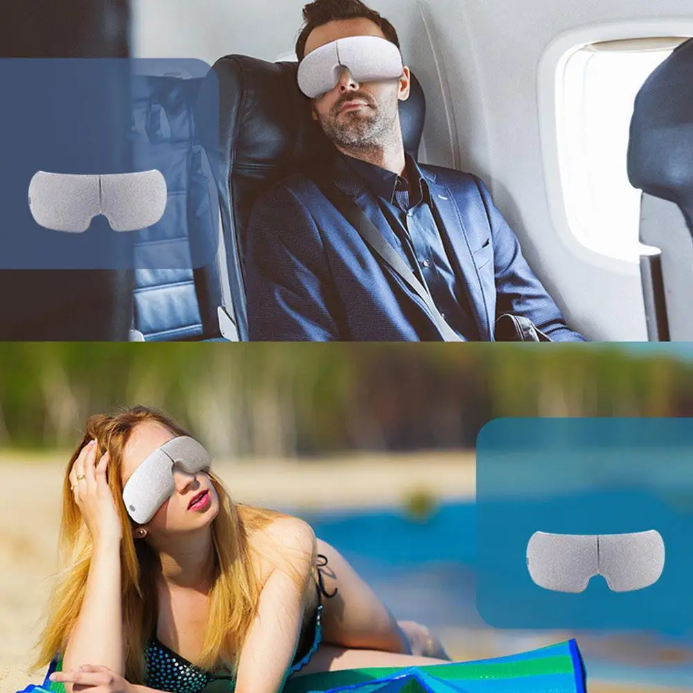 للبيع 1 قطعة جديد المحمولة ذكي العين مدلك اللاسلكية العين ضغط الهواء الساخن عيون الرعاية الجمال أداة الاهتزاز ضغط S0E8