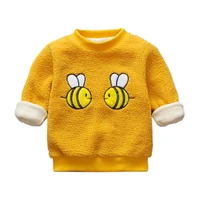 new autumn winter baby girls clothes children cartoon thick t shirt toddler casual costume fashion boys clothing kids sportswear