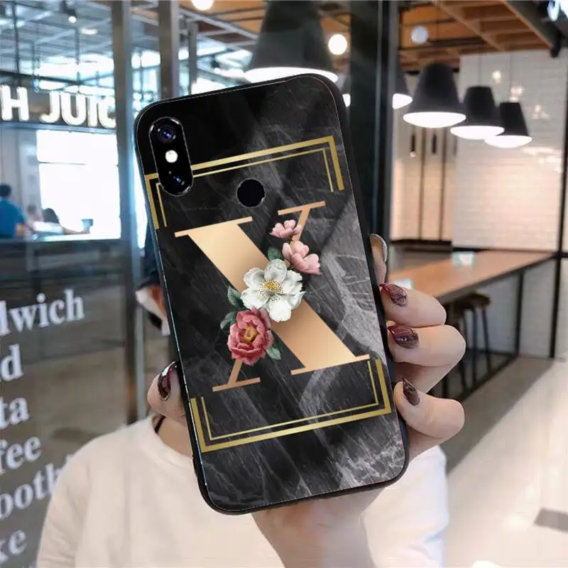 

Aesthetic Name DIY with Marble Phnom Penh Letters Phone Case For Xiaomi Redmi 7 8 9t 9se k20 mi8 max3 lite 9 note 9s 10 pro