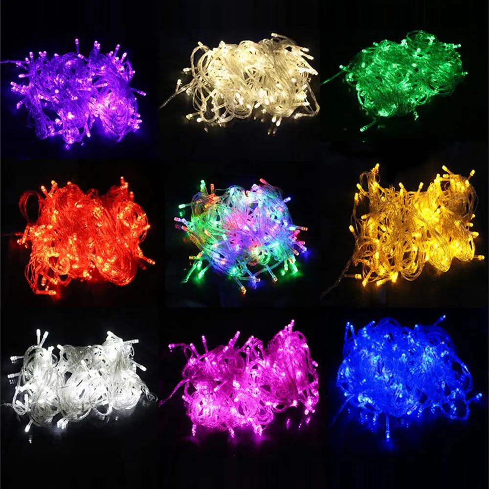 BRELONG светодиодные фонари Цвет рождественские украшения RGB светильник 10 м 100