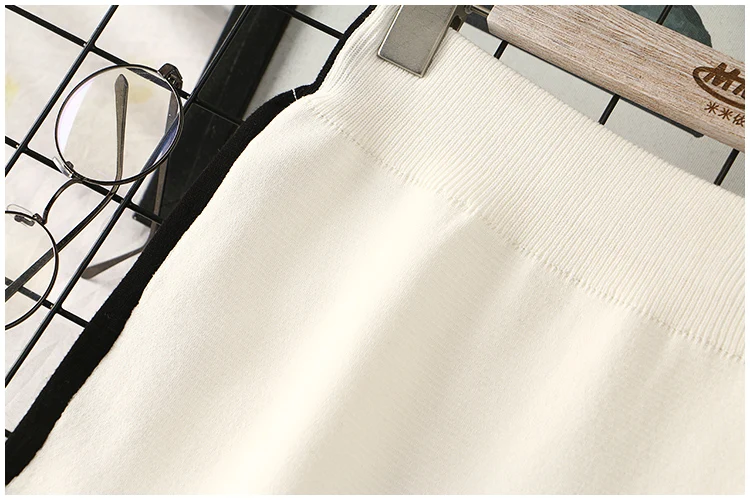 Трикотажные длинные юбки для женщин миди юбка голографическая до середины икры