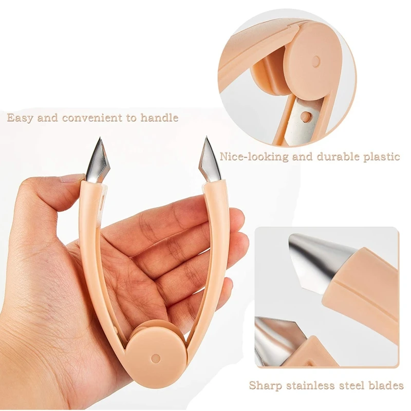 4 шт. ананас для очистки фруктов и овощей жидкость снятия V Форма клубника