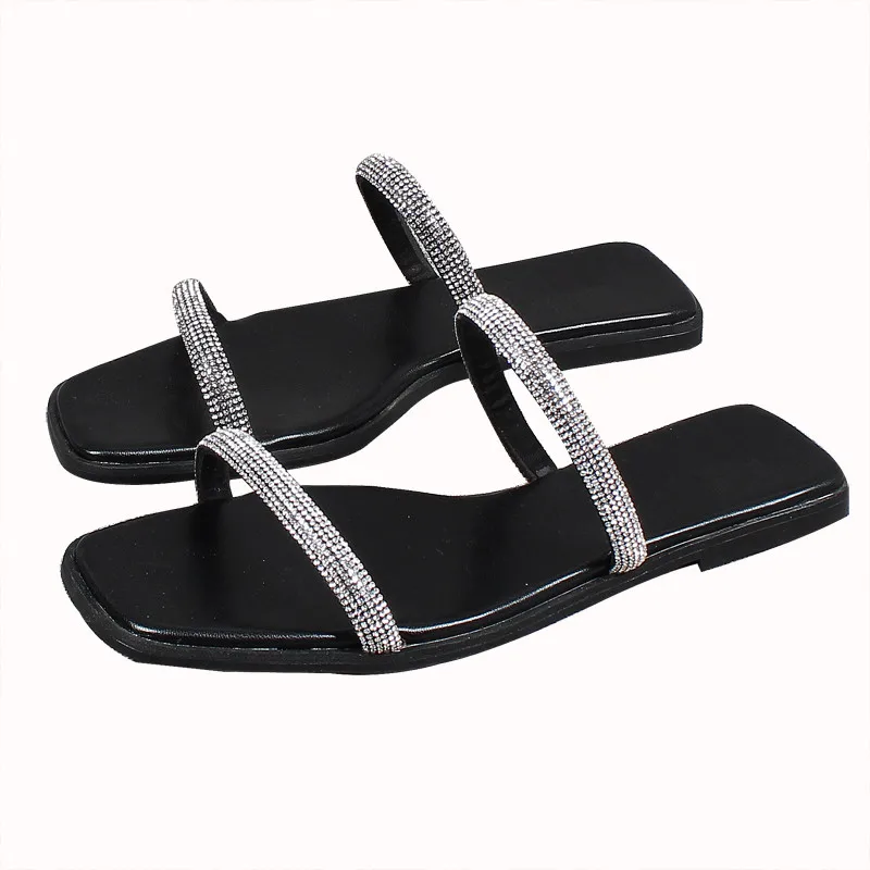

Shoes Slippers Soft Luxury Slides Jelly Flip Flops Flock Low Women Thongs Comfort Designer Glitter Flat Rubber Summer Hawaiian B