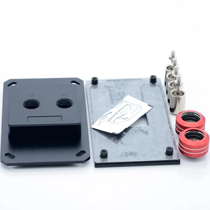 

Computer CPU Water Cooling Head AMD-POOC Jet Type Black POM Upper Cover Applicable Scope: AM2/AM3/AM3+/AM4