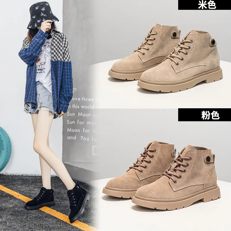 2020 Ботинки Martin женские Универсальные ботинки в британском стиле тонкие весенние