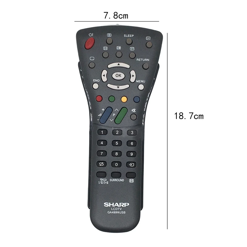 Ga499Wjsa Samrt пульт дистанционного управления для Sharp Aquos Lcd Tv Lc-13B4U-B Lc-15B4U-B | Электроника