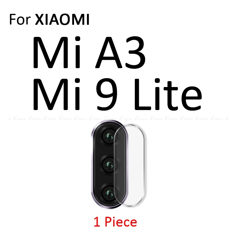 Защитная пленка из закаленного стекла для задней камеры Xiaomi mi 9T 9 SE 8 A3 A2 Lite 6X Max 3 Red mi Note 8T 5 6 7 Pro F1 10 - Цвет: For Xiaomi Mi 9 Lite