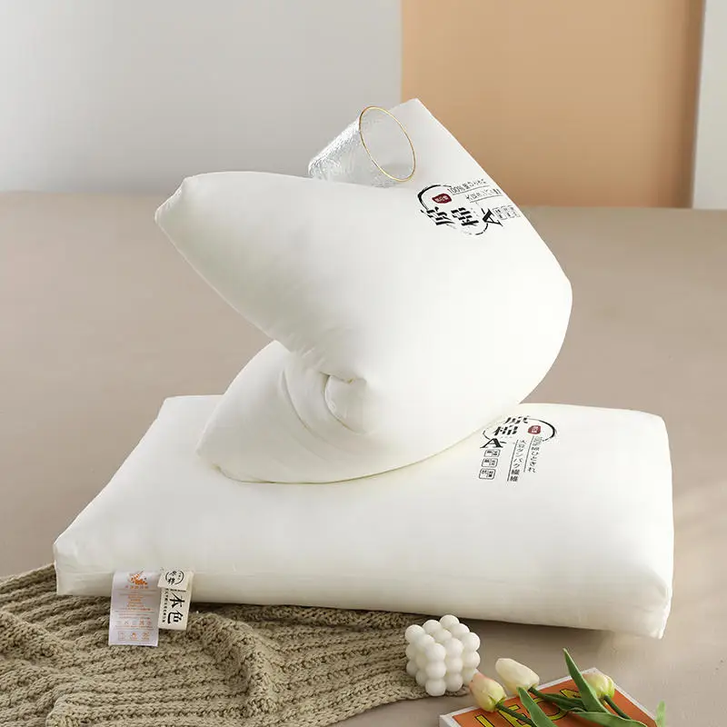 Мягкая и эластичная Подушка для сна из соевого волокна дома портативная