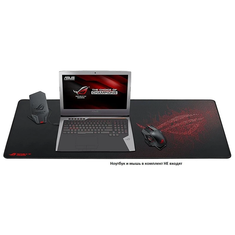 Коврик для мыши ASUS ROG Sheath резиновая основа тканевая поверхность 900 x 440 3 мм цвет: