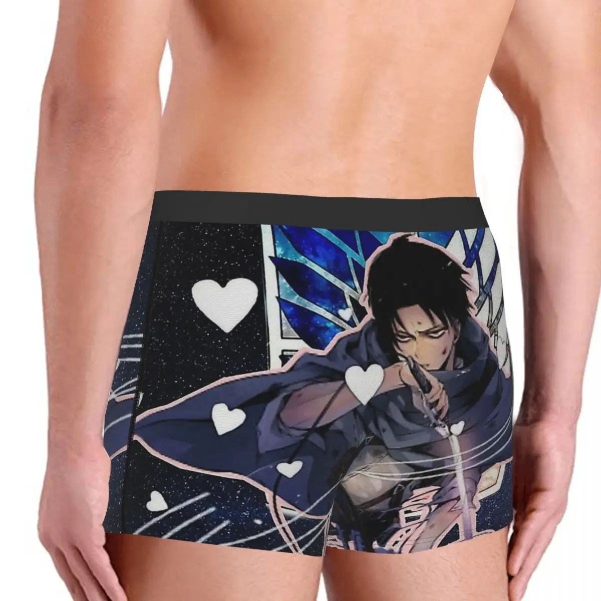 Трусы-боксеры в стиле аниме Атака Титанов бамбуковое нижнее белье дышащие
