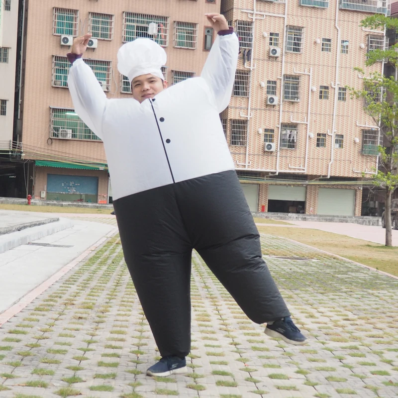 Halloween Cosplay Outdoor performance props Costume party chef inflatable clothes Fancy Full Body Dress |