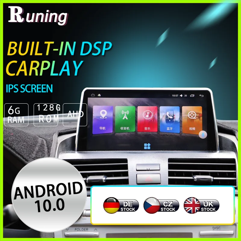 

For Toyota Camry 6 XV 40 50 2006 - 2012 Car Android Radio Stereo Multimedia Player Auto GPS Navigation IPS Screen DVD Head Unit