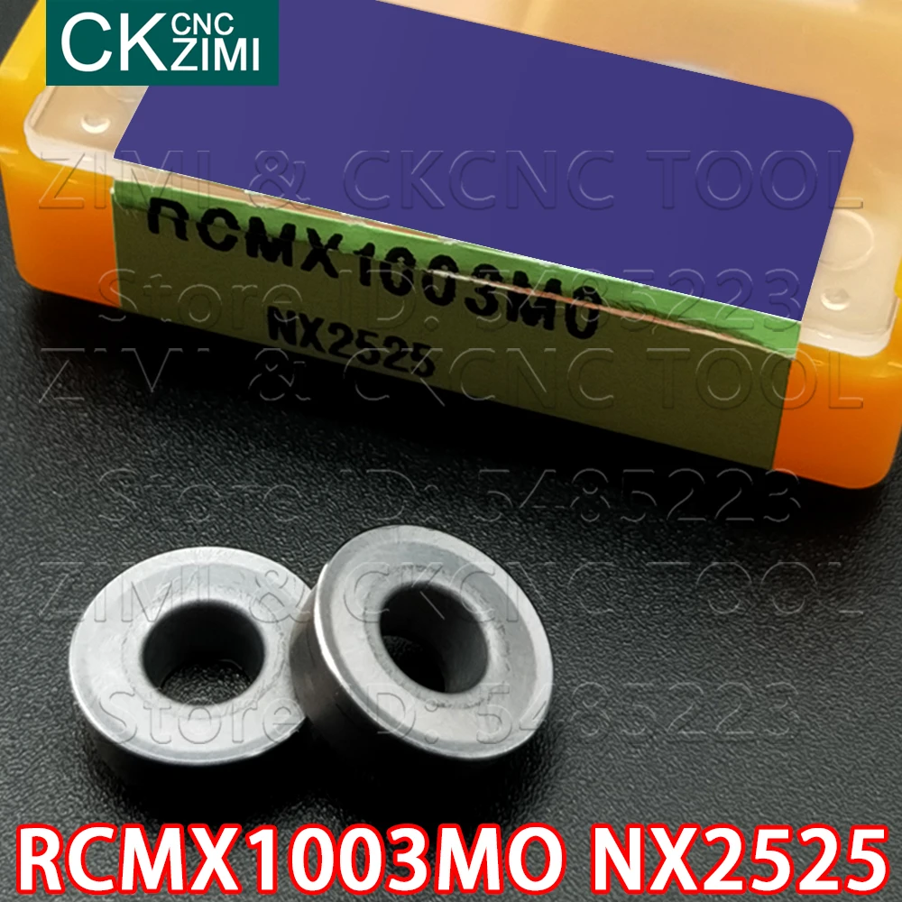 Твердосплавные вставки RCMX1003MO NX2525 RCMX1003M0 лезвия R5 инструменты металлические