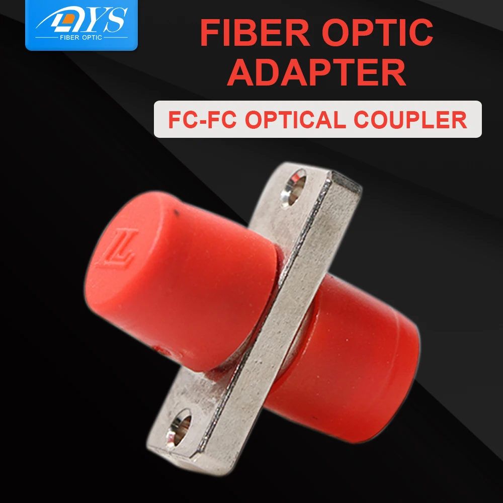 

Оптоволоконный адаптер UPC, 50 шт., FC-FC, одномодовый прямоугольный соединитель, металлический адаптер