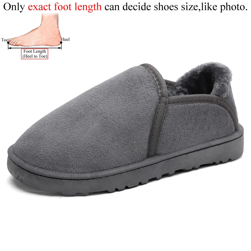Зимняя обувь для мужчин; Мужская обувь; chaussure homme Hiver Chaussures Scarpe Uomo Invernali Winterschuhe Herren; мех - Цвет: grey