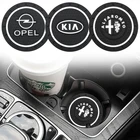 Автомобильный нескользящий коврик для чашки, 12 шт., автомобильный держатель для подстаканника для воды, автомобильные аксессуары для Ford, VW, Audi, BMW, Hyundai, Toyota, Honda, Chevrolet