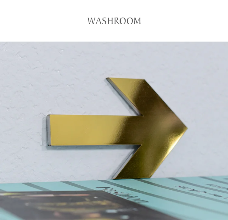 

Wall Mounting Way Finding Signage Plate