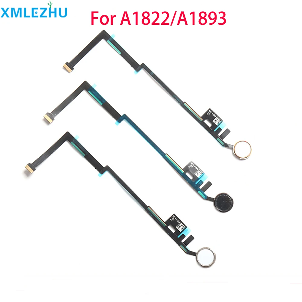 10 шт. кнопка домой гибкий кабель для ipad 5 a1822 A1823 air 3 9," /для ipad 6 A1893 Кнопка ВКЛ. Выкл. Отпечатка пальца в сборе