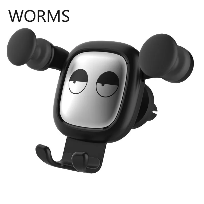 

Creative gravity mobile phone bracket angry bear cartoon mobile phone bracket square air outlet car navigation frame