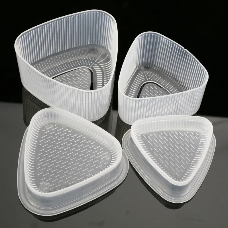 2 pcs Transparent Practical Kitchen Bento Decorating Sushi Onigiri Mold Food Press Triangular Form Rice Ball Maker Accessories | Дом и сад