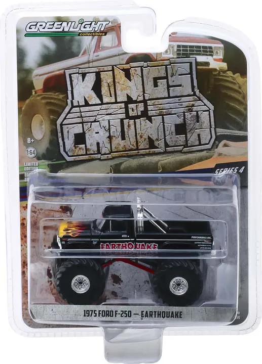 GreenLight 1:64 1975 FORD F-250 модель автомобиля из сплава землетрясения металлические