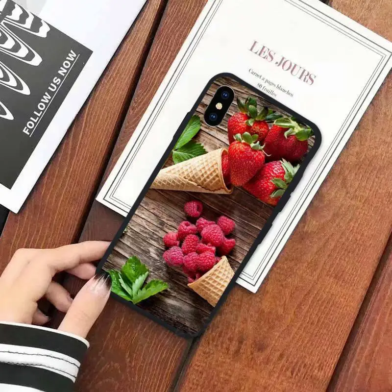 

Delicious food Ice Cream pattern Phone Case for iPhone 11 12 mini pro XS MAX 8 7 6 6S Plus X 5S SE 2020 XR