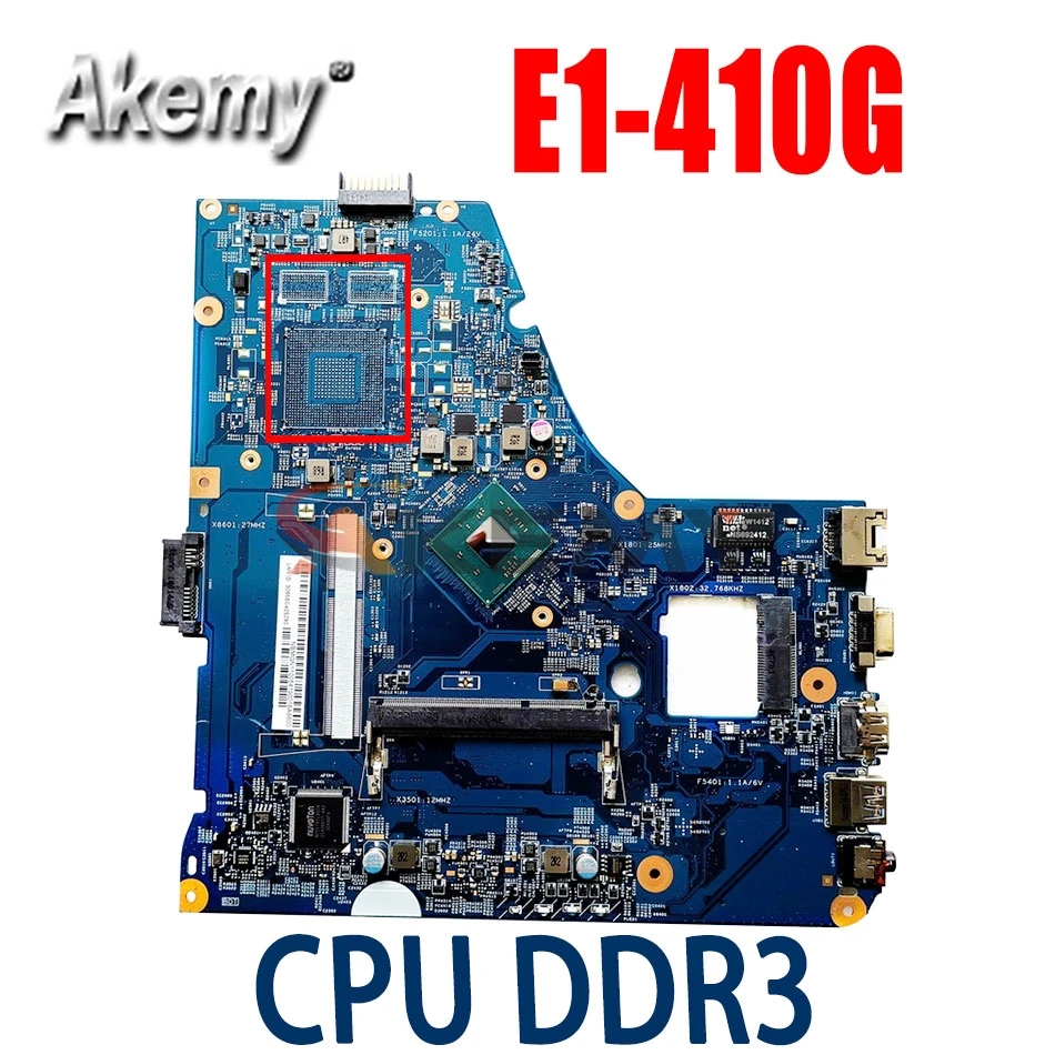 

Материнская плата Akemy 13233-1M 48, 4 oc10.01m EA40-BM МБ для ноутбука Acer Aspire E1-410 E1-410G с процессором Intel DDR3L 100% полностью протестирована