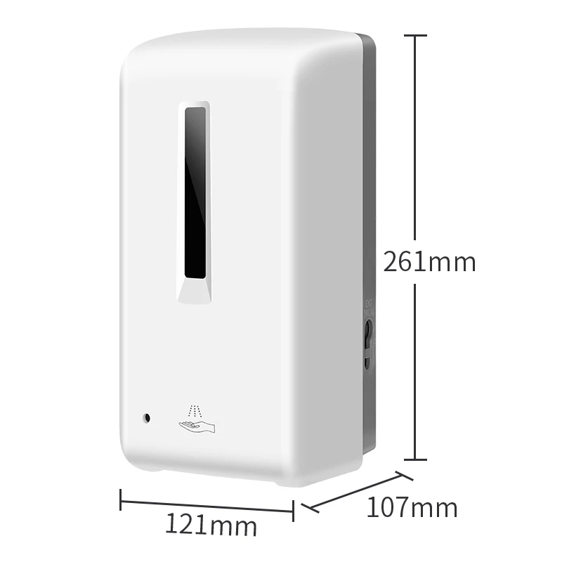 

Free Shipping to USA and Canada 1000ml wall mount electric automatic foam soap dispenser ABS Plastic