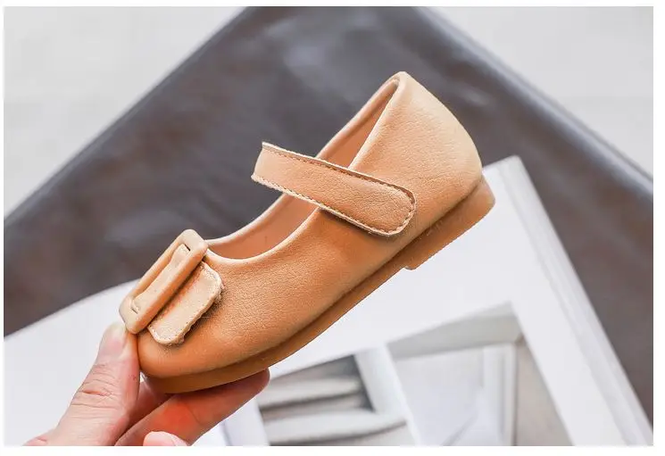 baby girls leather shoes fashion Peas kids casual sneakers single soft soles 2020 spring/autumn children bow |