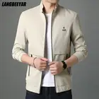 Высококачественные Новые дизайнерские Брендовые повседневные модные желтые мужские пальто и куртки на молнии с воротником-стойкой, Корейская Осенняя ветровка, мужская одежда