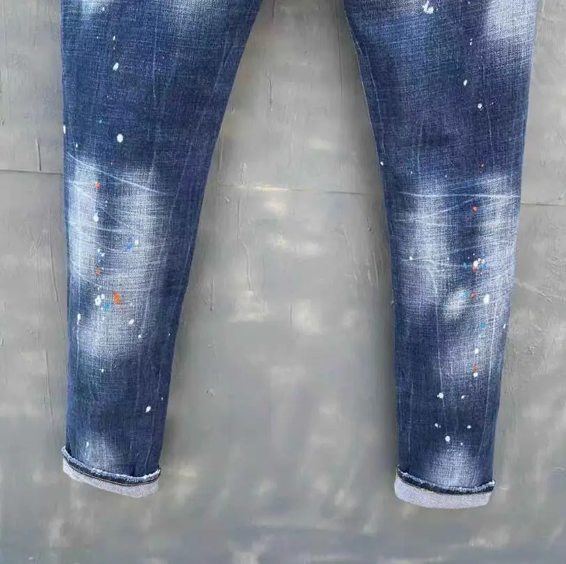 2021 jeans streetwear women classic,Authentic DSQUARED2,Retro,Italian brand ,Women/Men Jeans,locomotive,Jogging jeans,DSQ025