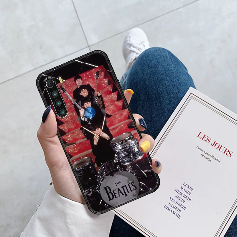 

Band Beatle Music Phone Case Cover Hull For XIAOMI Redmi 7 7A 8 8A 9 9C Note 6 7 8 9 9S K20 Pro K30 black Hoesjes Silicone Shell