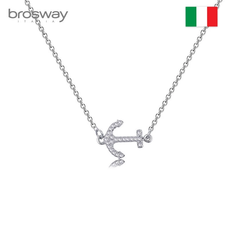 

Brosway Designer Fashion Jewelry Light Luxury Style 925 Silver Ladies Fashion Couples Necklace Clavicle Chain Woman Pendant