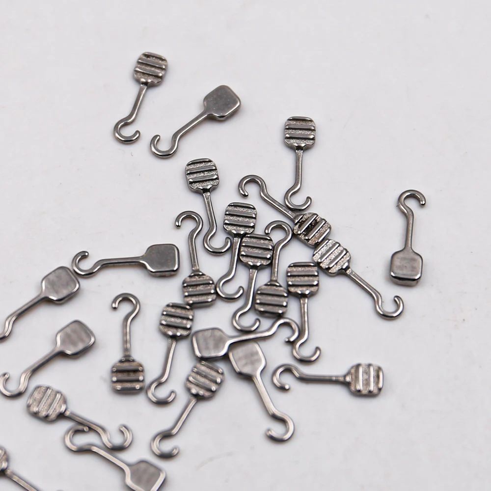 Dentstb10pcs/bag Dental Ortodontic Bondable Sliding Crimpable hook left\right on archwire Bracket Brace orthodontic wires | Красота и