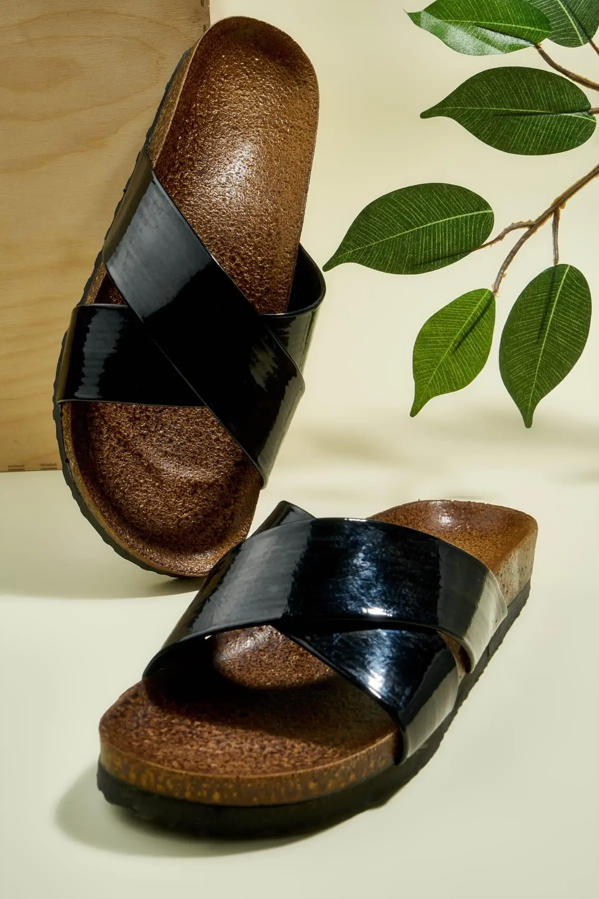 Бемби черные женские тапочки H06930069|Тапочки| |