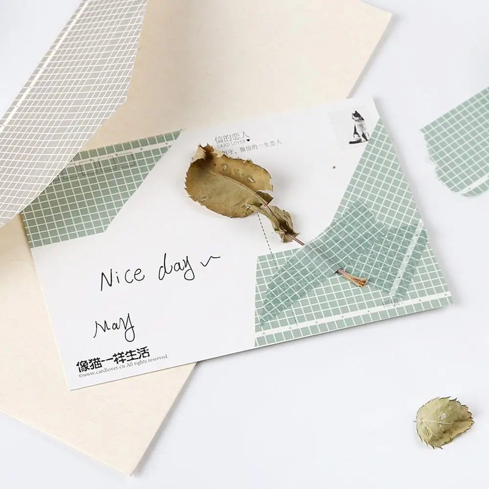 5 м коричневый синий розовый зеленый сетка васи лента японская бумага DIY