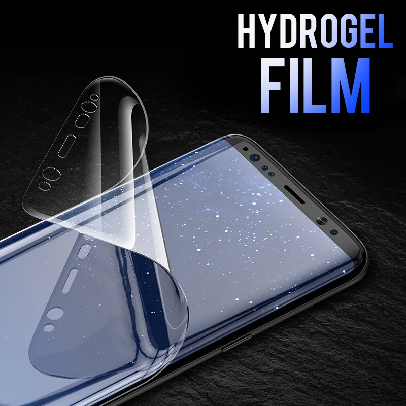 30D полное покрытие мягкая Гидрогелевая пленка на samsung Galaxy Note 8 9 S8 S9 S10 Plus S10E Экран