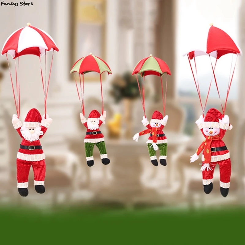 

Parachute Santa Claus Creative Mall Party Funny Decoration Pendant Christmas Decoration Game Pendant Snowman Cute Ornamnets
