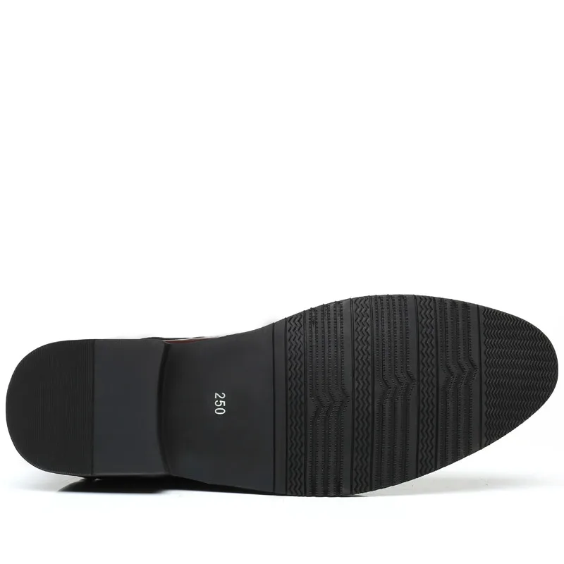 

Mens Formal Leather Shoes Elegant Office Business Dress Party Shoes Black Chaussure Hommes